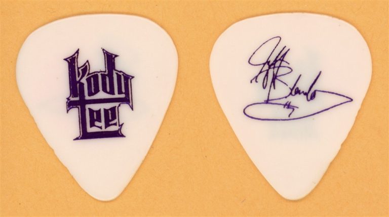 Kody Lee Jeff Blando Vintage Tour Guitar Pick