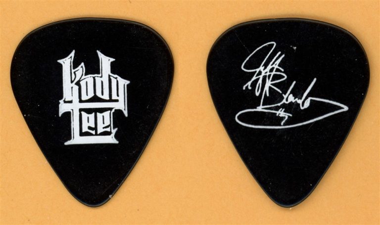 Kody Lee Jeff Blando Vintage Tour Guitar Pick