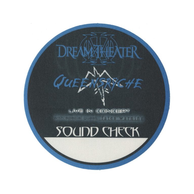 Queensryche 2003 Tribe Concert Tour Sound Check Backstage Pass