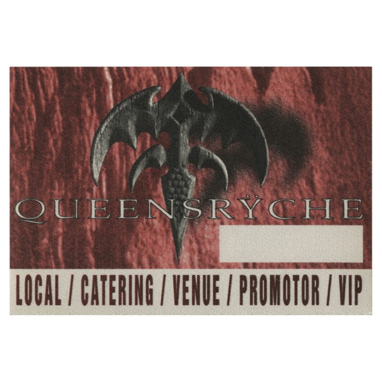 Queensryche 1994 Promised Land Concert Tour Band VIP Backstage Pass