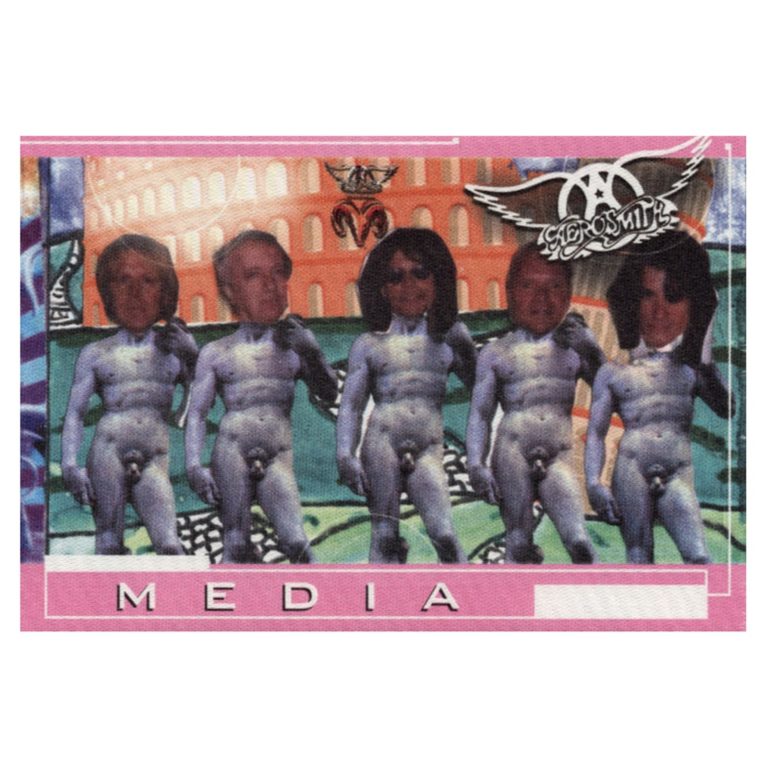 Aerosmith 2001 Just Push Play Concert Tour Media Backstage Pass