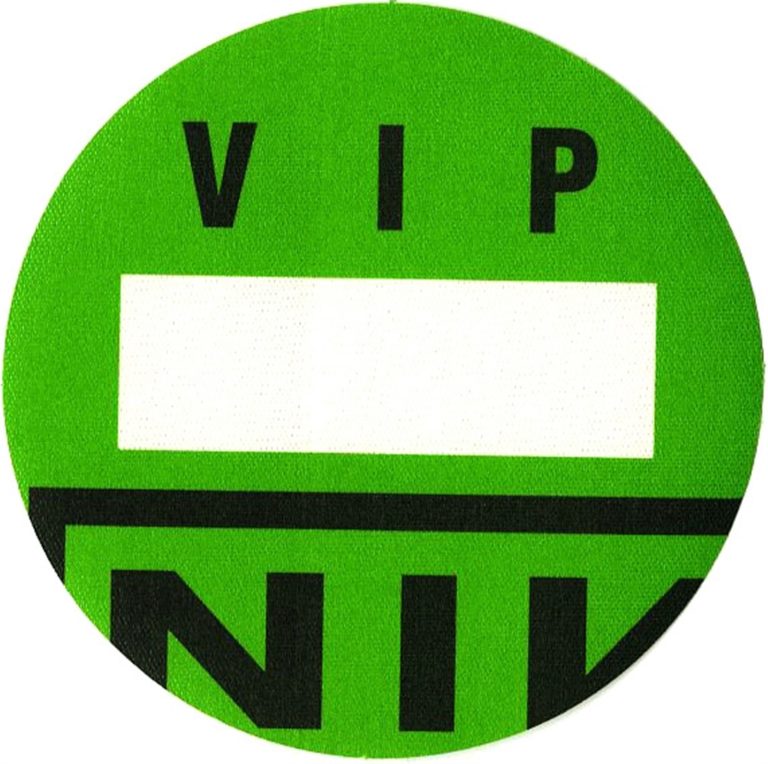Nine Inch Nails 2000 Fragility Concert Tour VIP Backstage Pass