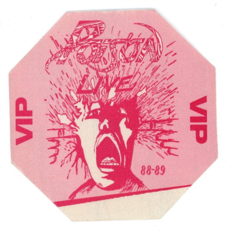 Poison 1988 Open Up and Say Ahh Concert Tour VIP Backstage Pass