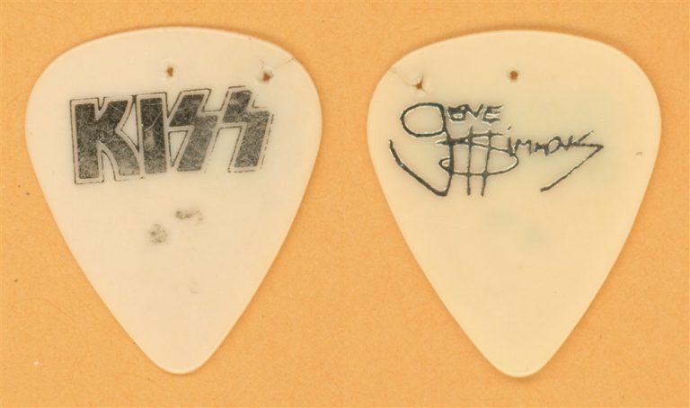 KISS Gene Simmons Vintage Guitar Pick - 1985 Asylum Tour - USED