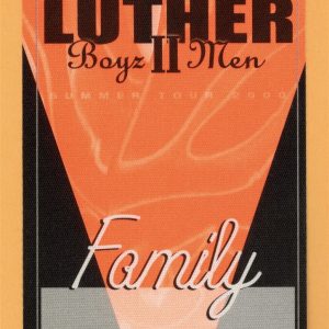 Luther Vandross 2000 Boyz II Men Concert Tour FAMILY Backstage Pass