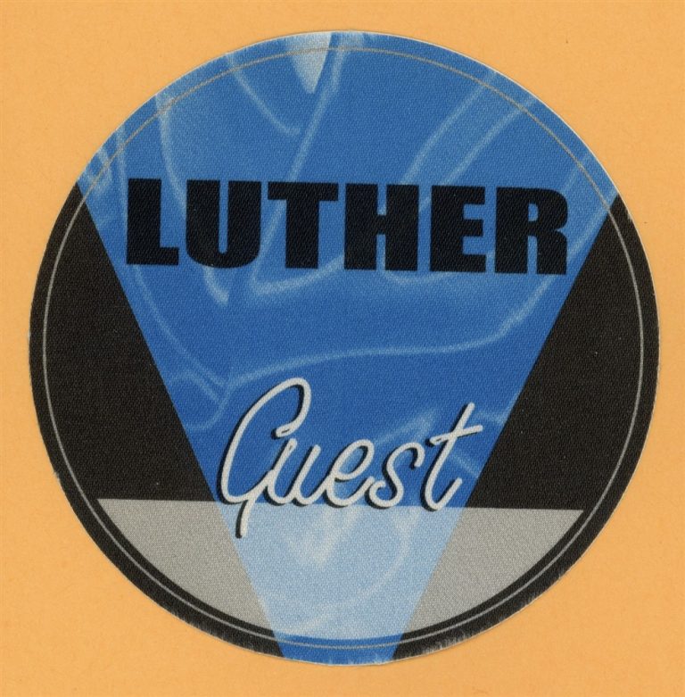 Luther Vandross 2000 Concert Tour GUEST Backstage Pass