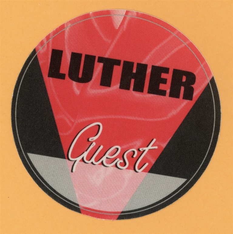 Luther Vandross 2000 Concert Tour GUEST Backstage Pass