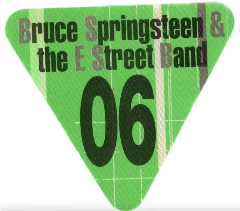 Bruce Springsteen 2005 Devils & Dust Concert Tour Night 06 Backstage Pass