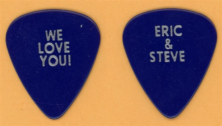 Eric Clapton & Steve Winwood We Love You! Vintage Guitar Pick - 2009 US Tour