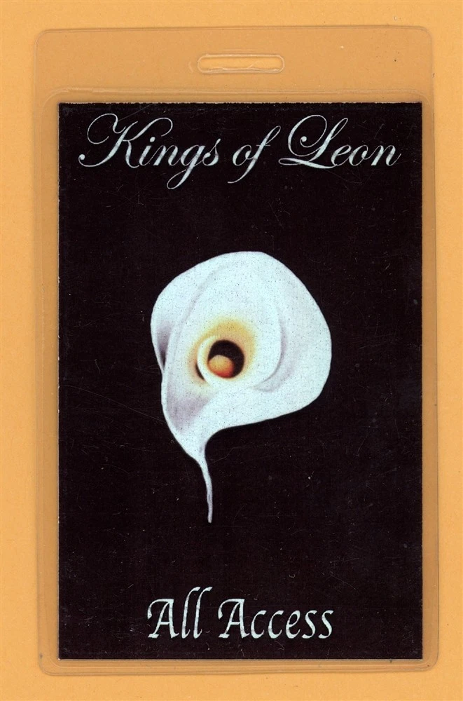 Kings of Leon 2004 Heartbreak Tour All Access Laminated Backstage Pass