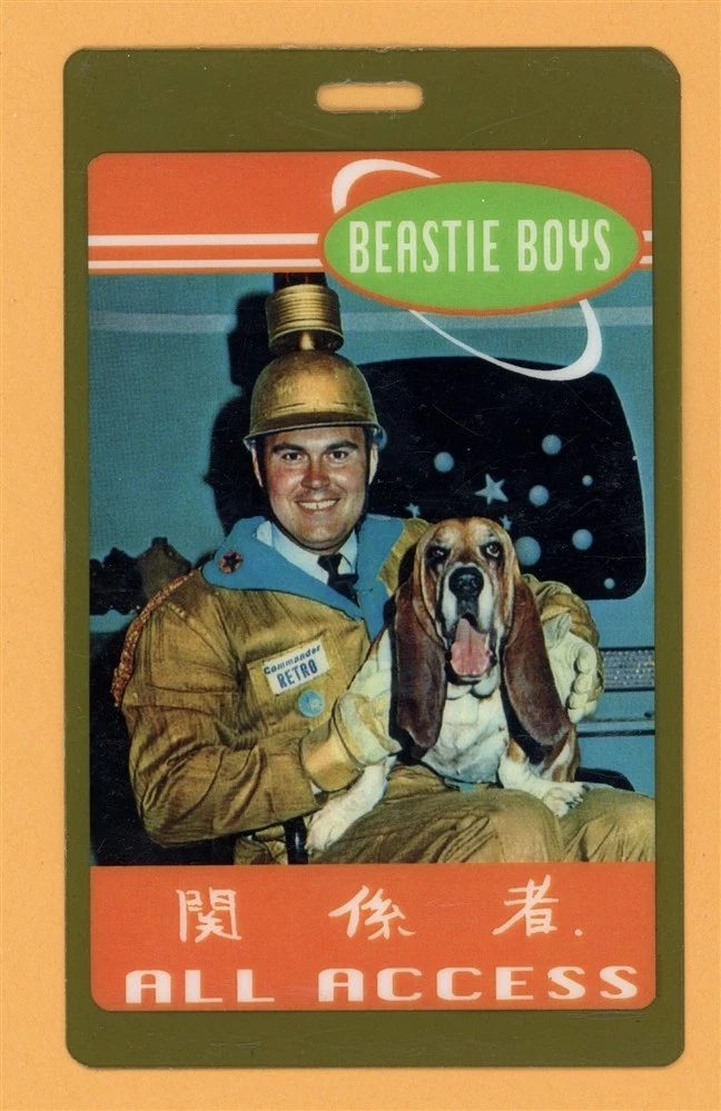 Beastie Boys 1999 Hello Nasty Concert Tour AA w/ HOLO Laminated Backstage Pass