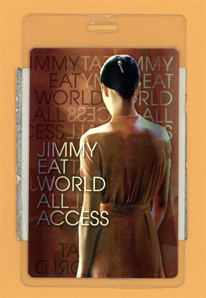 Jimmy Eat World 2010 Invented Tour ALL ACCESS Laminated Backstage Pass - LENO