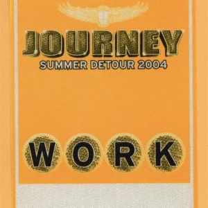 Journey 2004 Summer DeTour Concert Tour Working Backstage Pass
