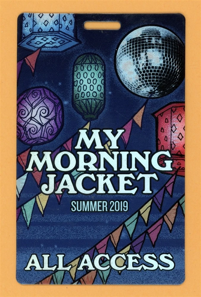 My Morning Jacket 2019 Summer Tour AA Laminated Backstage Pass