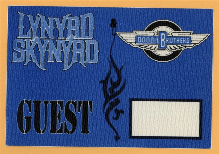 Lynyrd Skynyrd 1996 Outta the Hole Concert Tour Guest Backstage Pass