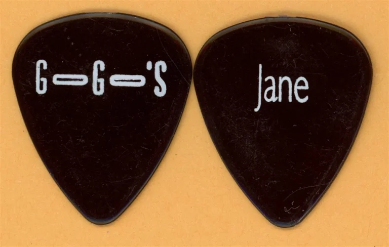 The Go-Go's Jane Wiedlin Vintage Guitar Pick - 1999 Reunion Tour