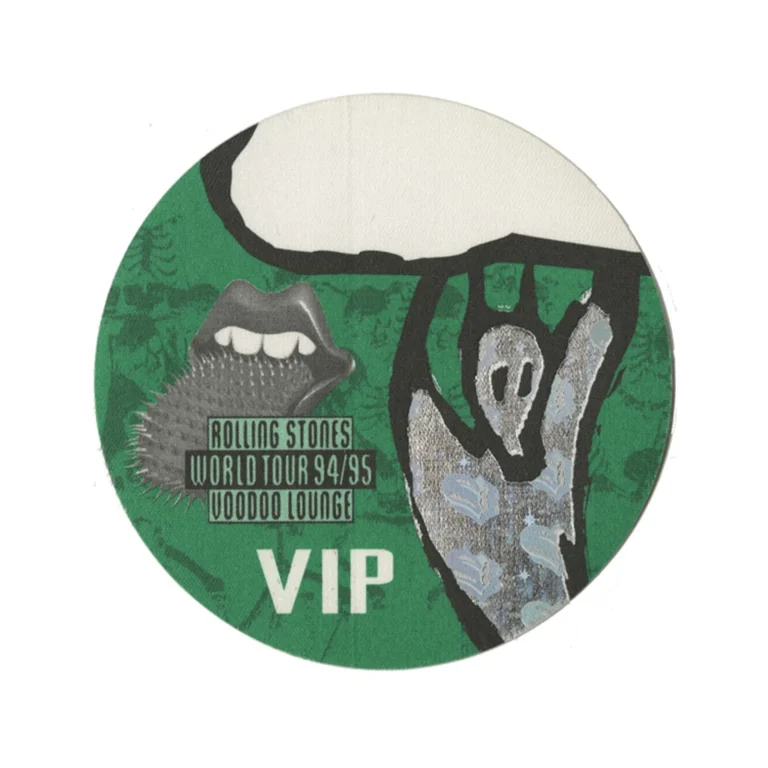 Rolling Stones 1994 Voodoo Lounge Concert Tour VIP Backstage Pass