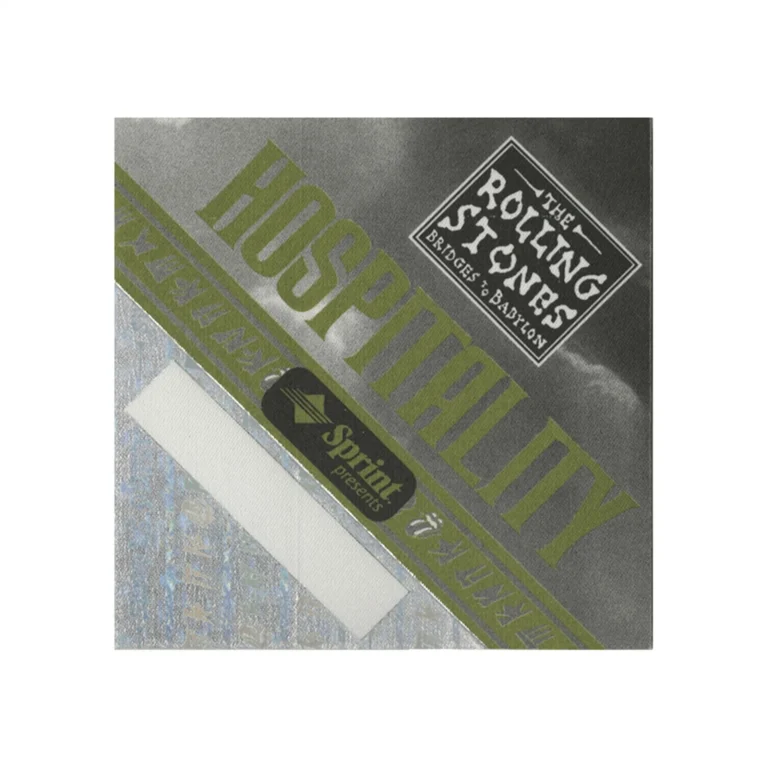 Rolling Stones 1997 Bridges to Babylon Concert Tour Hospitality Backstage Pass