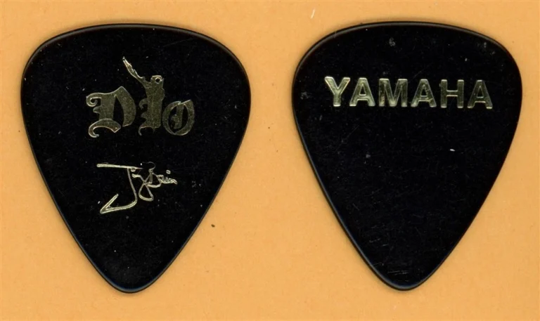 DIO Jimmy Bain Vintage Guitar Pick - 1987 Dream Evil Tour