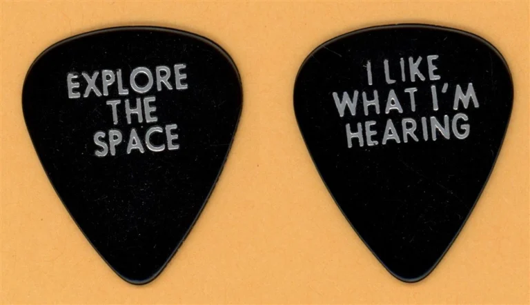 Eric Clapton Explore The Space Vintage Guitar Pick - 2006 Back Home Tour