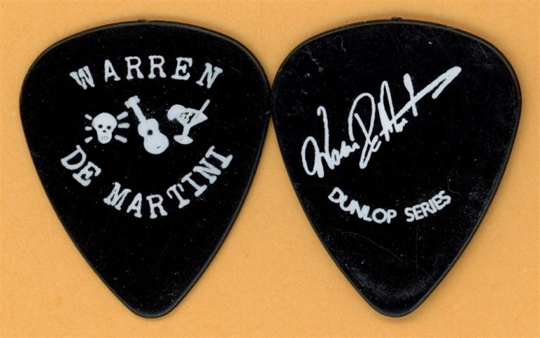 RATT Warren DeMartini Vintage Guitar Pick - 1989 Reach for the Sky Tour