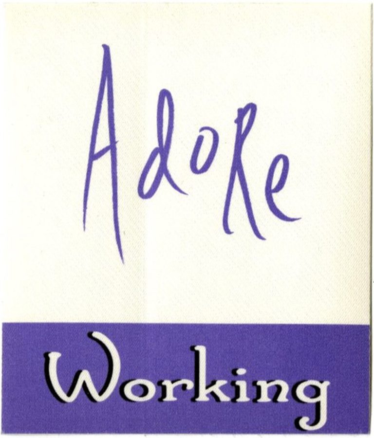 Smashing Pumpkins 1998 Adore Concert Tour Working Backstage Pass