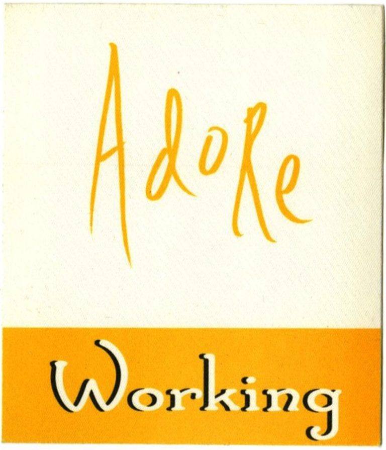 Smashing Pumpkins 1998 Adore Concert Tour Working Backstage Pass
