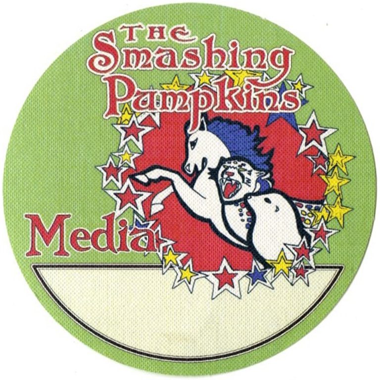 Smashing Pumpkins 2010 Teargarden Concert Tour Media Backstage Pass