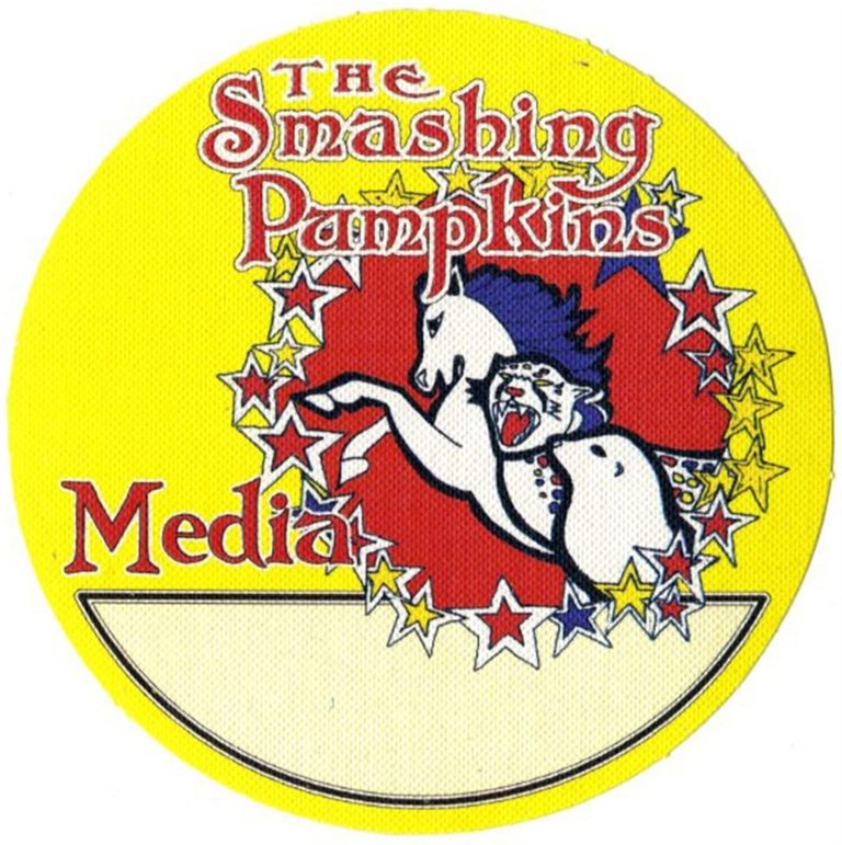 Smashing Pumpkins 2010 Teargarden Concert Tour Media Backstage Pass