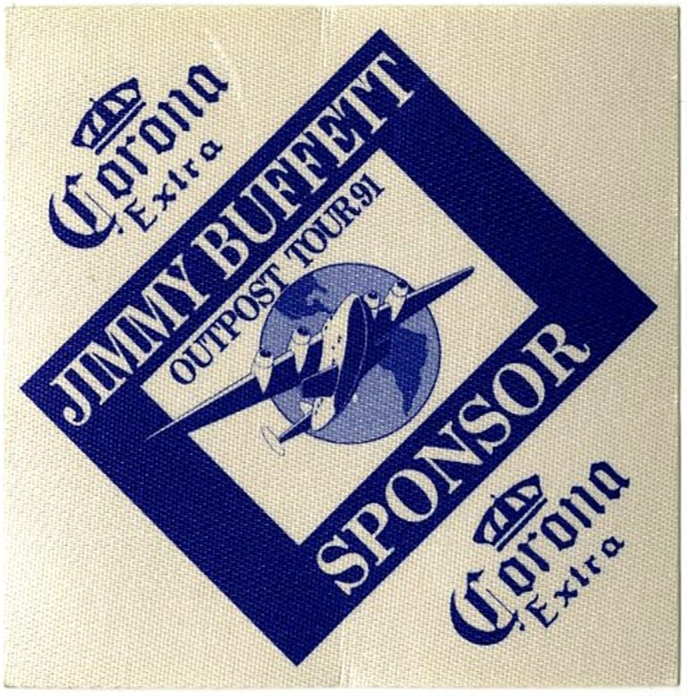 Jimmy Buffett 1991 Outpost Concert Tour Sponsor Backstage Pass