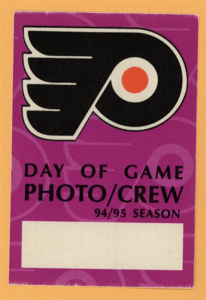 Philadelphia Flyers 1994 NHL Hockey Backstage Pass