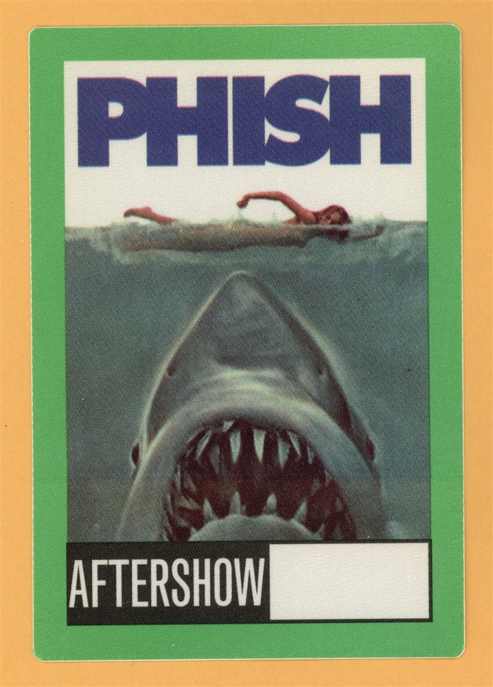Phish 1997 Slip Stitch and Pass Concert Tour Aftershow Backstage Pass