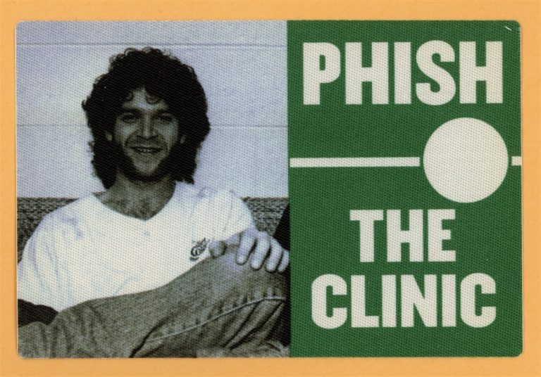 Phish 2000 Farmhouse Concert Tour The Clinic Backstage Pass - Andrew Fischbeck