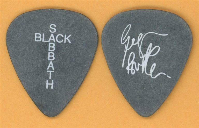 Black Sabbath Geezer Butler Vintage Guitar Pick - 2002 Ozzfest Tour