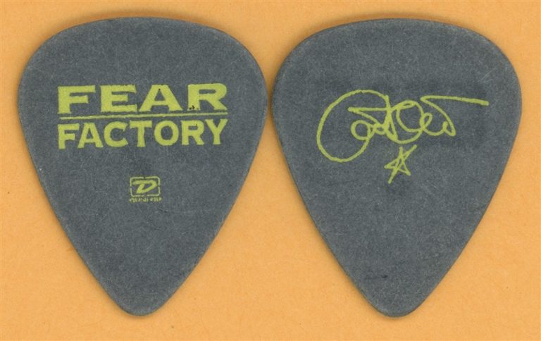 Fear Factory Christian Wolbers Vintage Guitar Pick - 2005 Transgression Tour