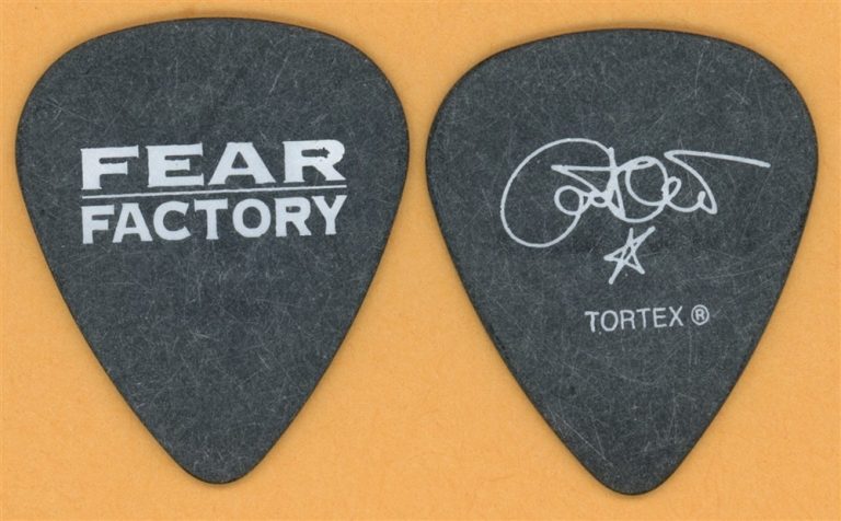 Fear Factory Christian Wolbers Vintage Guitar Pick - 2006 Machines at War Tour