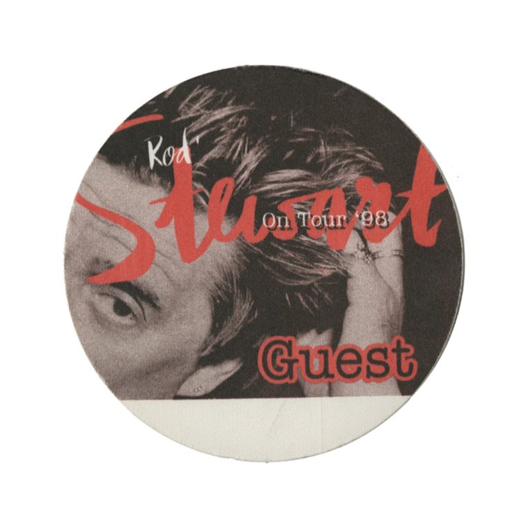 Rod Stewart 1998 When We Were the New Boys Concert Tour Guest Backstage Pass