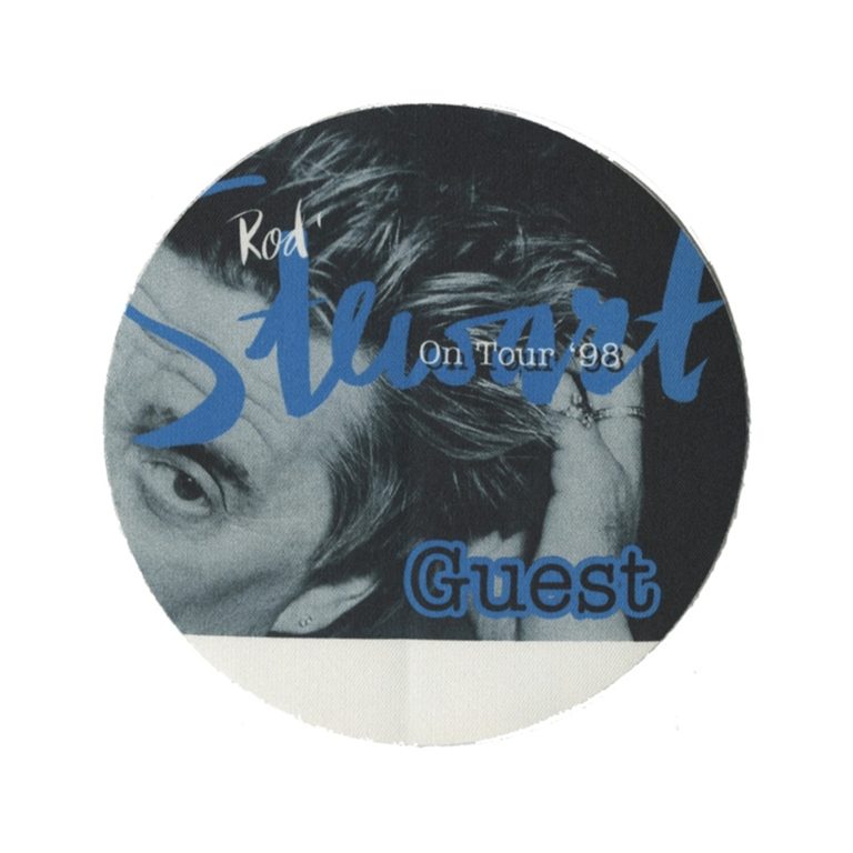 Rod Stewart 1998 When We Were the New Boys Concert Tour Guest Backstage Pass