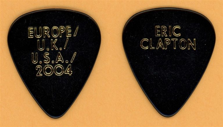 Eric Clapton Vintage Guitar Pick - 2004 Europe/US/UK Tour