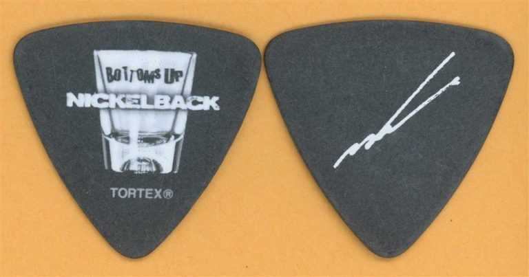 Nickelback Mike Kroeger Vintage Guitar Pick - 2012 Here And Now Tour