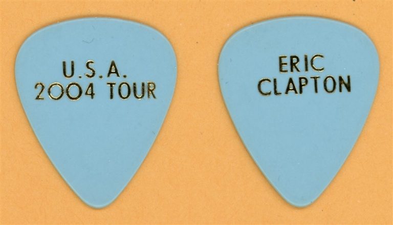 Eric Clapton Vintage Guitar Pick - 2004 US Tour