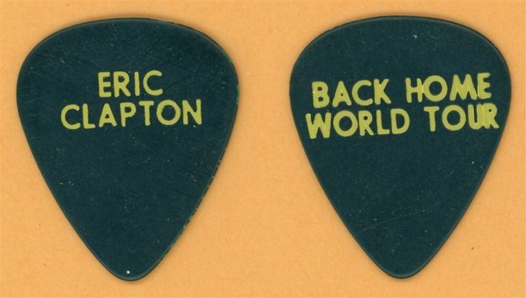 Eric Clapton Vintage Guitar Pick - 2005 Back Home Tour