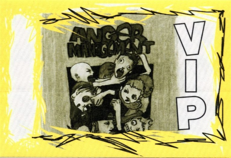 Eminem 2000 Anger Management Concert Tour VIP Backstage Pass