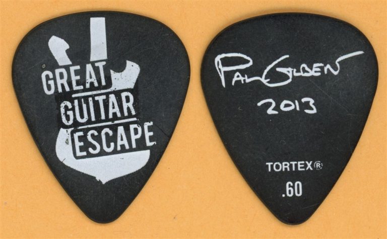 Mr. Big Paul Gilbert Vintage Guitar Pick - 2013 Great Guitar Escape