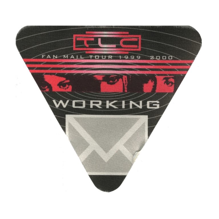 TLC 1999 Fan Mail Concert Tour Working Backstage Pass
