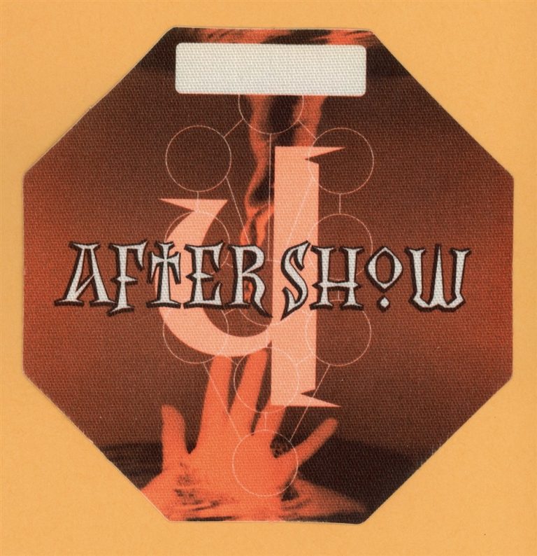 Madonna 2001 Drowned Concert Tour AFTER SHOW Backstage Pass