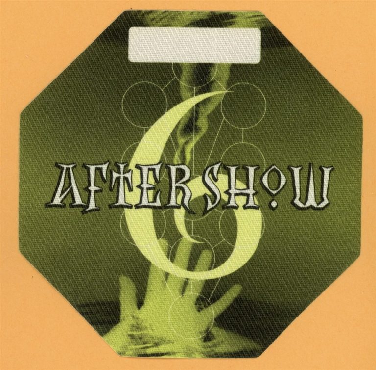 Madonna 2001 Drowned Concert Tour AFTER SHOW Backstage Pass