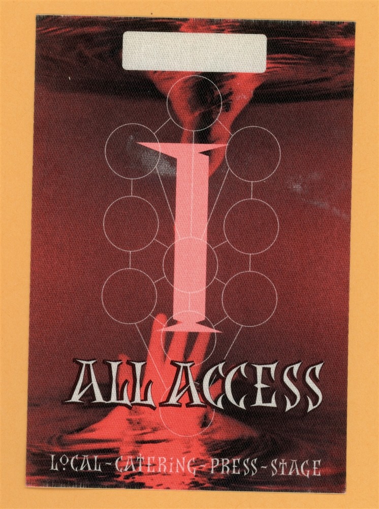 Madonna 2001 Drowned Concert Tour ALL ACCESS Backstage Pass