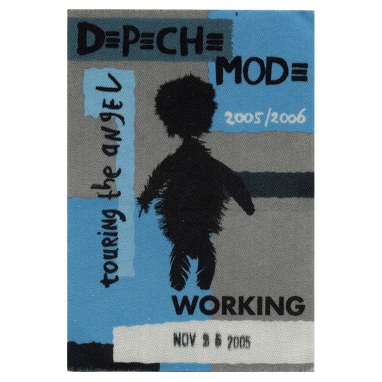 Depeche Mode 2005 Playing the Angel Concert Tour Working Backstage Pass