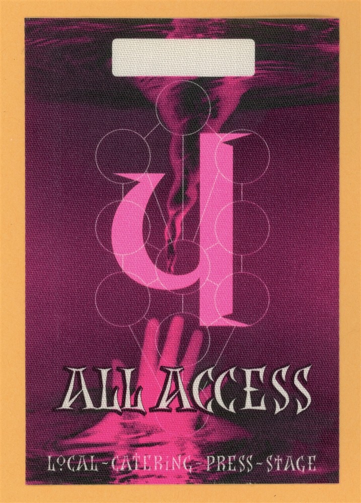 Madonna 2001 Drowned Concert Tour ALL ACCESS Backstage Pass